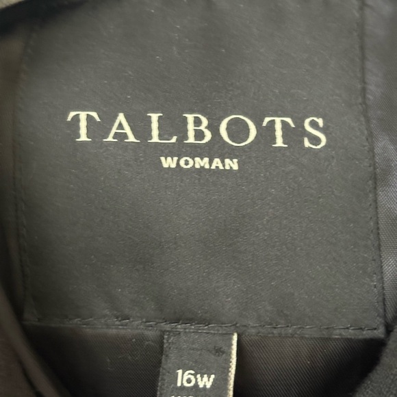 Talbots Womens Long wool blend coat size 16W - Picture 7 of 12